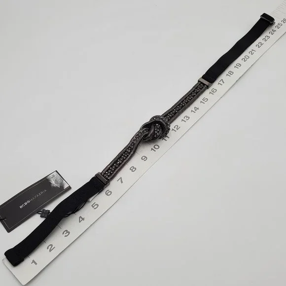 BCBGMaxAzria Knotted Rhinestone Belt - NWT display picture 1